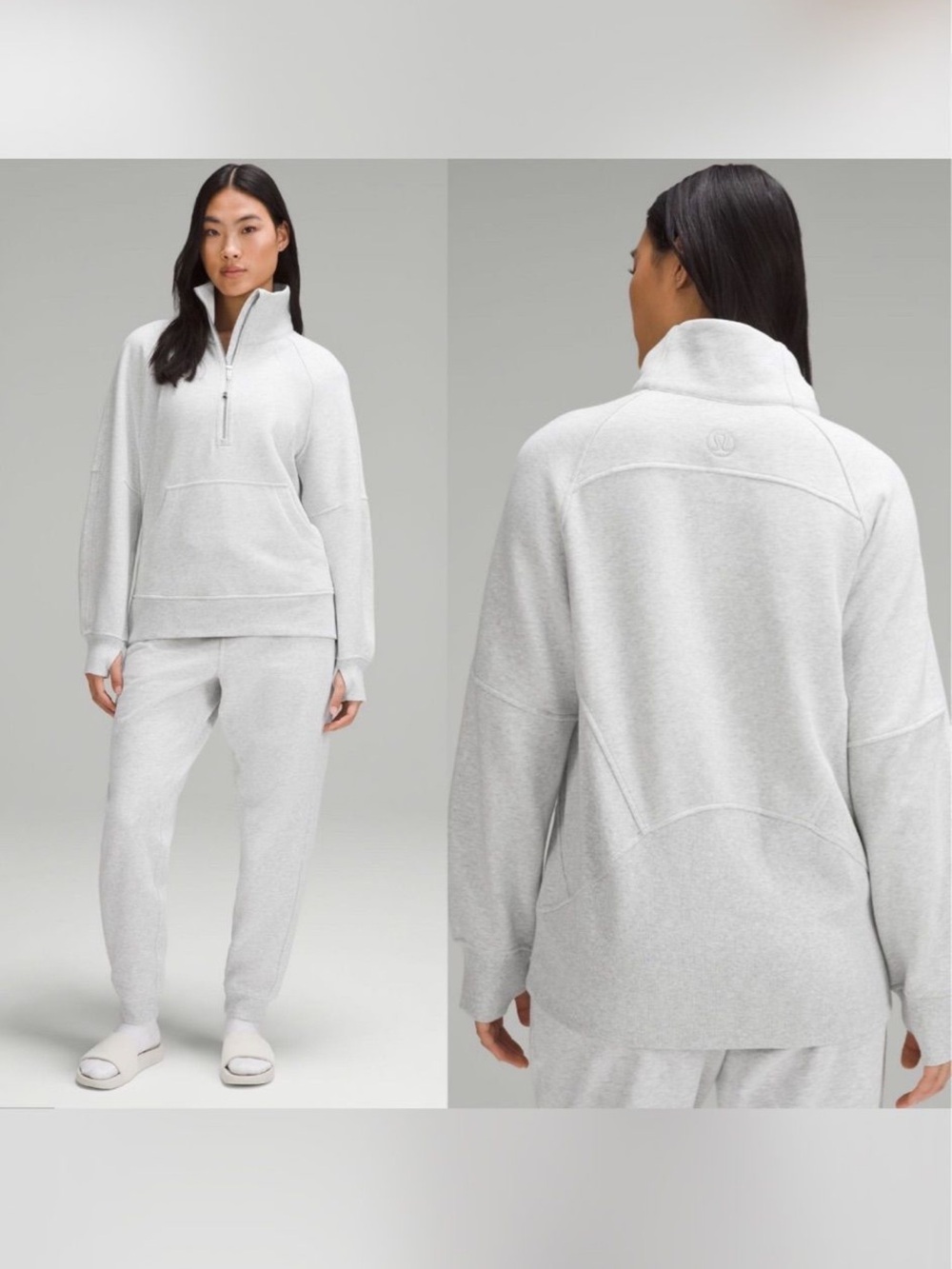 Lululemon Scuba Oversized Funnel Neck Half Zip Long